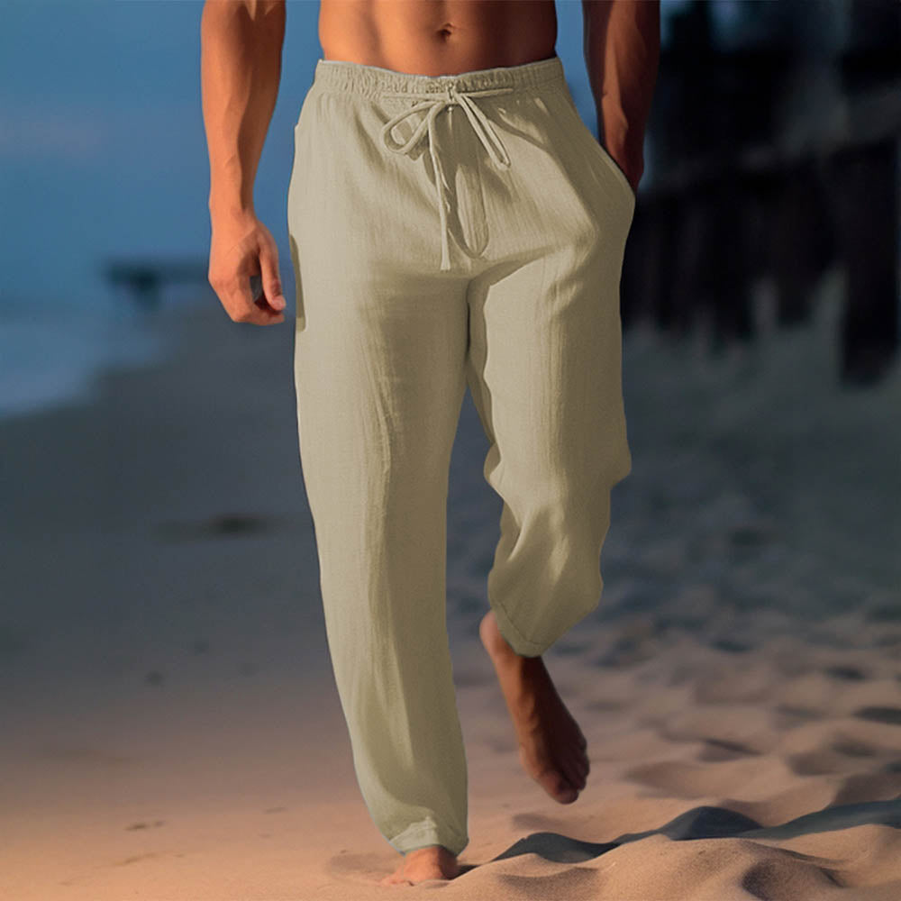 Pantalon en lin Andraus