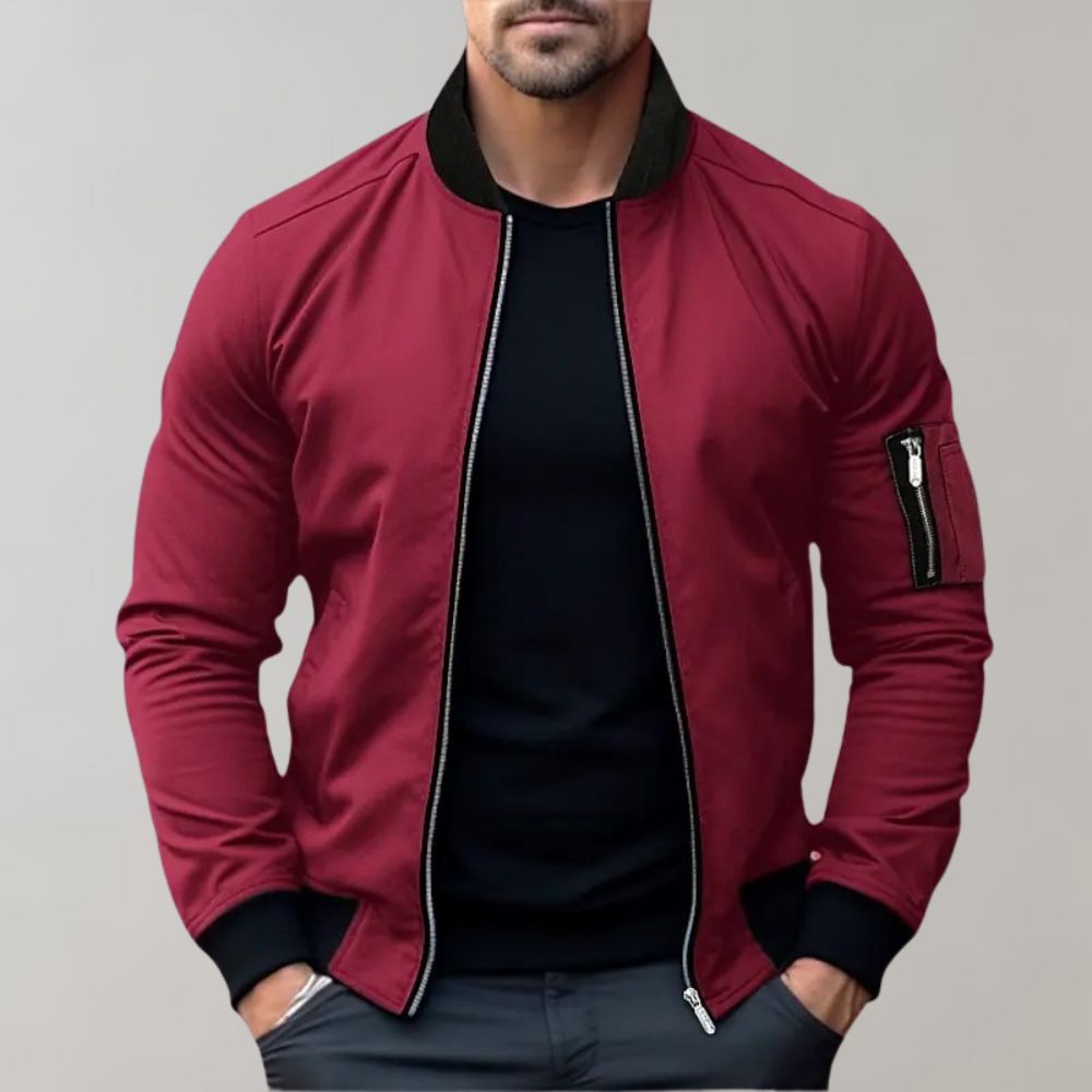 Veste aviateur pour homme toutes saisons - légère, respirante et élégante pour un usage quotidien