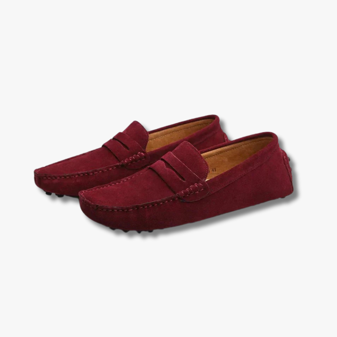 Mocassins de conduite en daim style italien pour hommes – Légers et élégants
