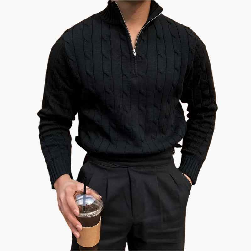 Pull à demi-fermeture éclair - Fayymont Co