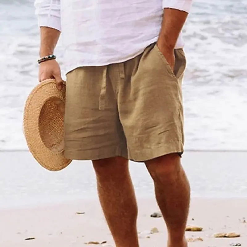 Short en lin sur mesure