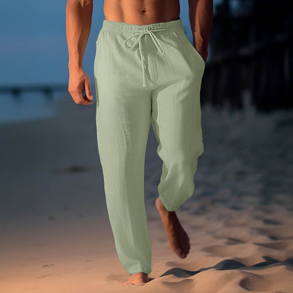 Pantalon en lin Andraus