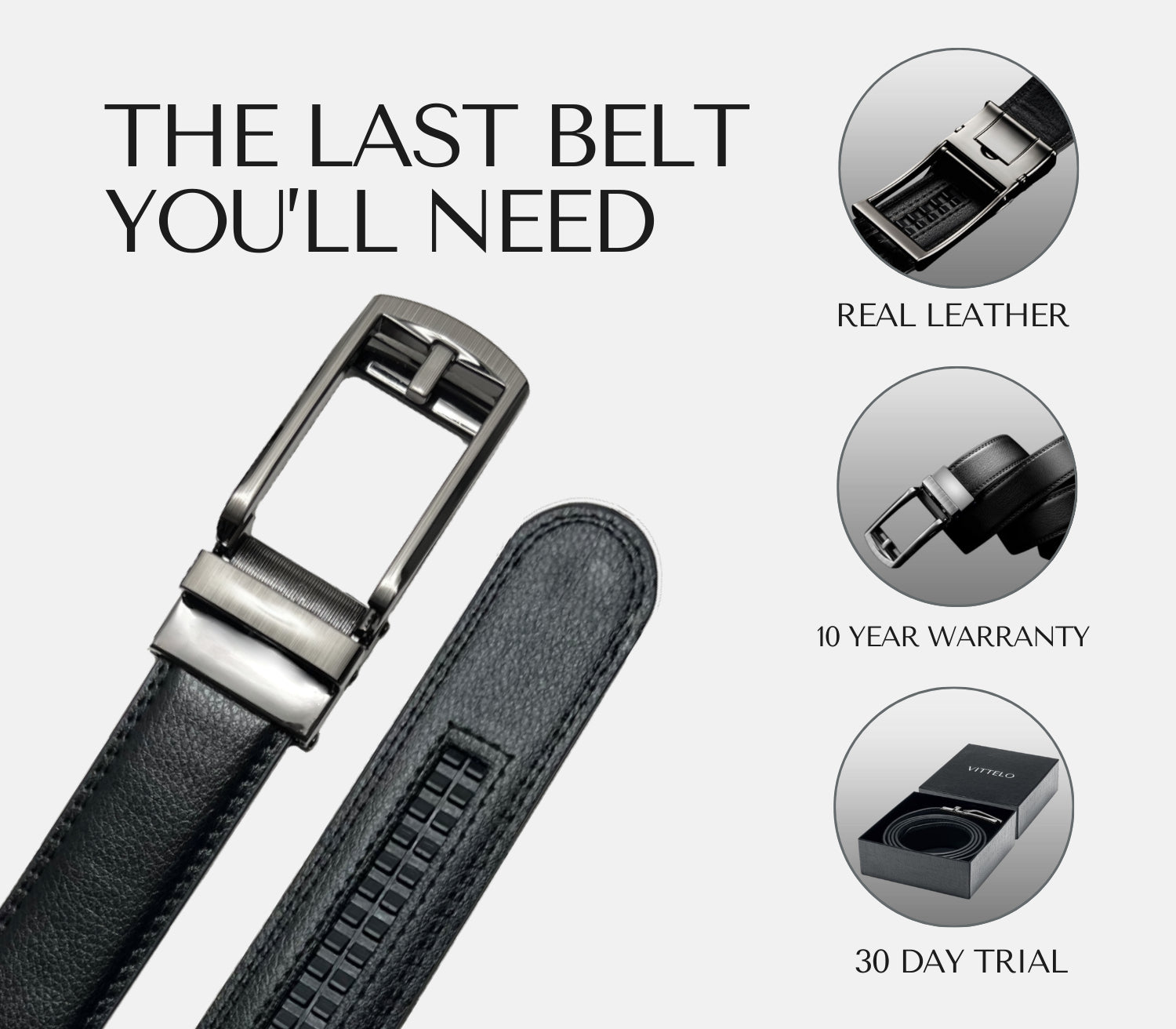 Ceinture AutoFit Executive | Boucle autobloquante avec sangle de luxe