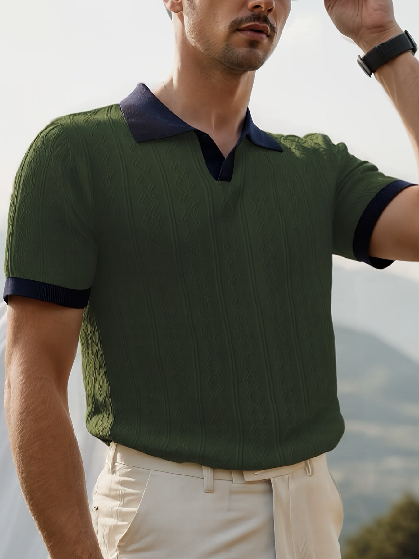Elwood | Polo en maille – Chemises Old Money pour hommes