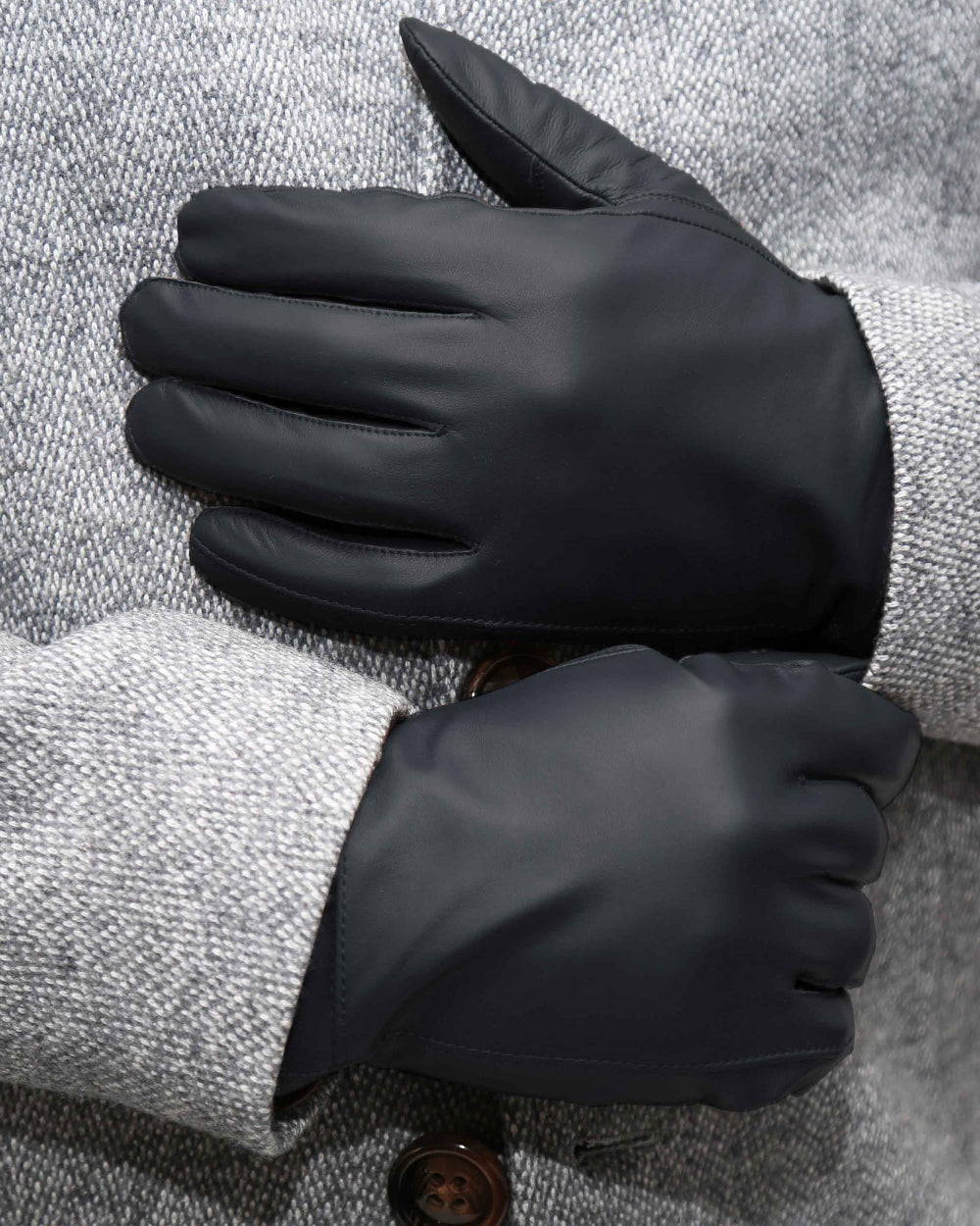 Gants en cuir - Marine