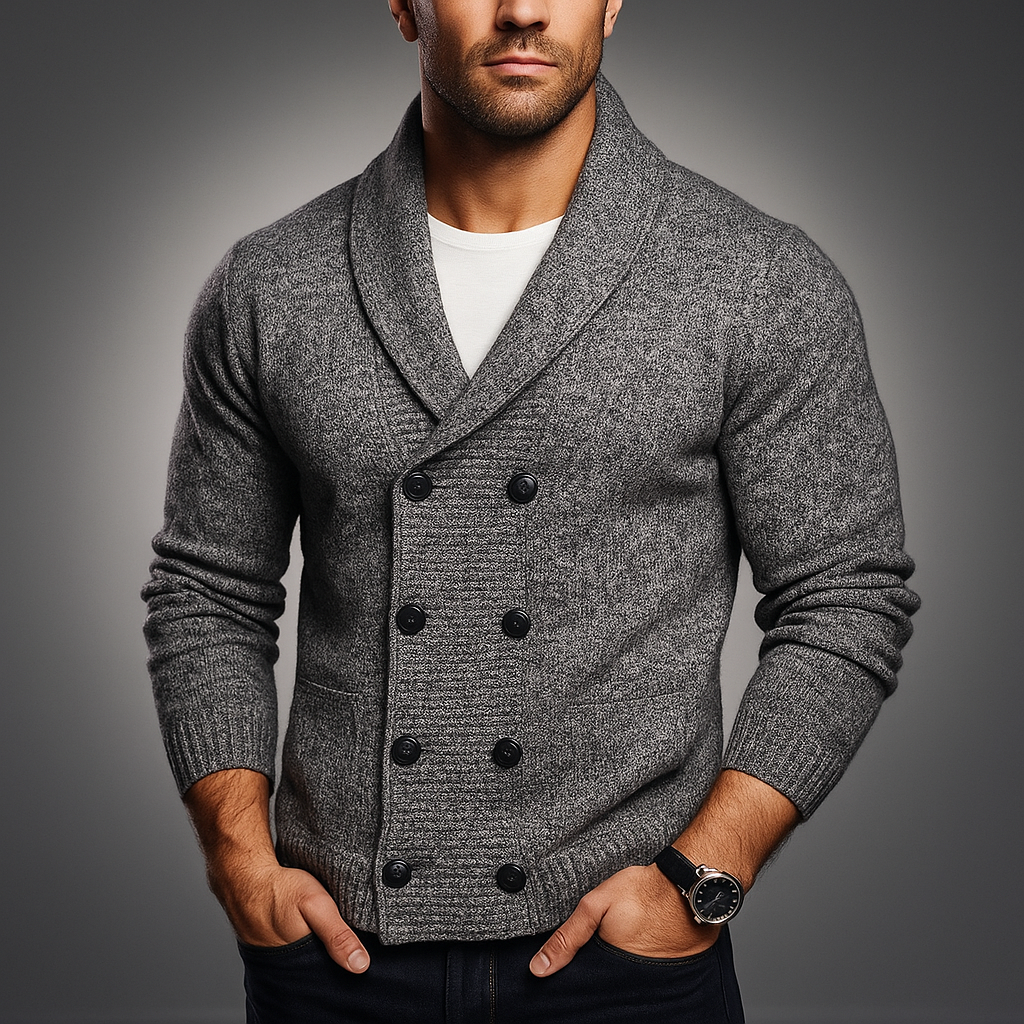 Cardigan à double boutonnage Moreno
