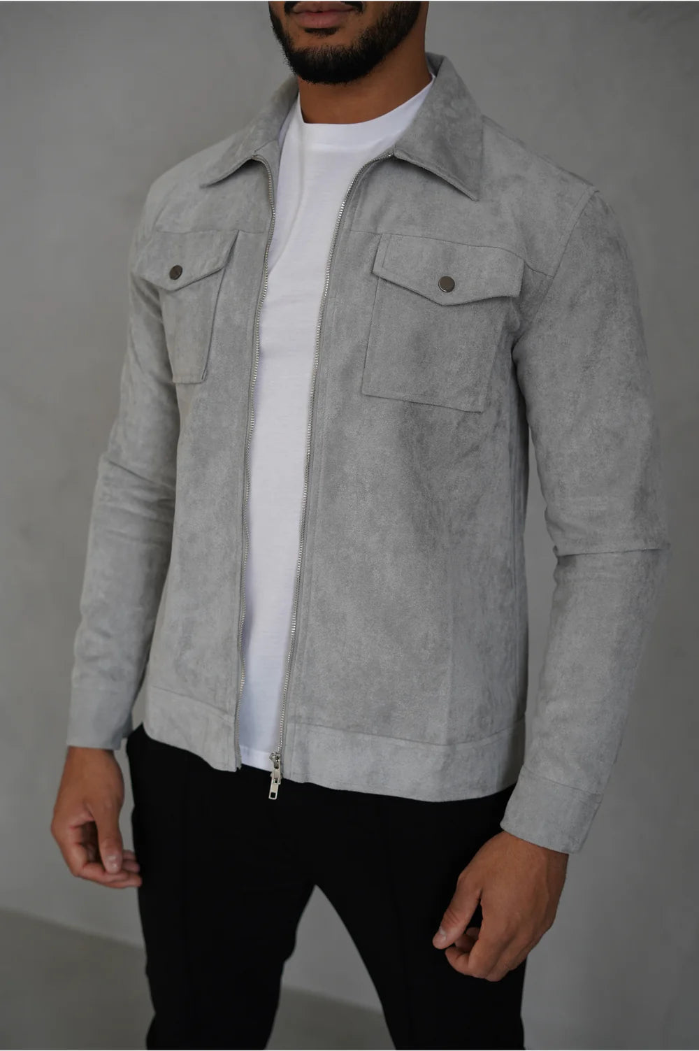 Veste en daim Ascot