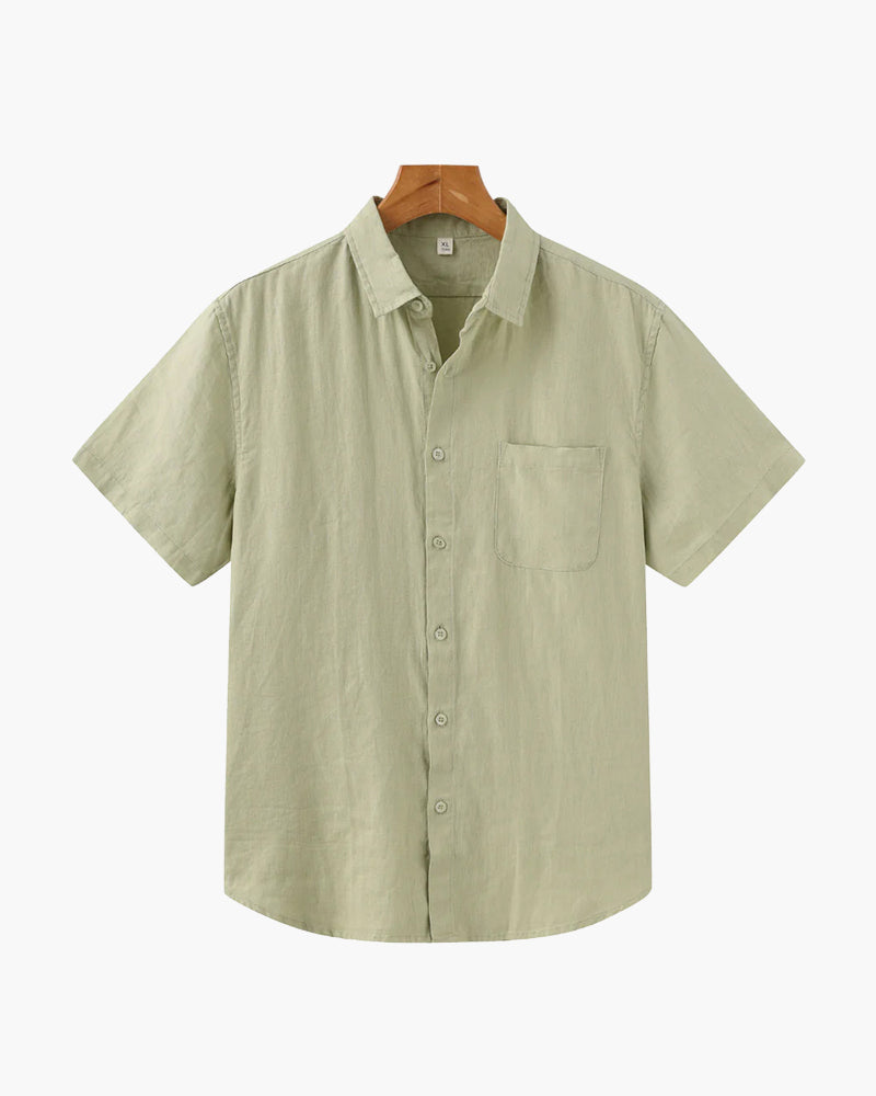 Cape Town - Chemise en lin (Manches courtes) | Obtenez des lunettes de soleil Old Money gratuites