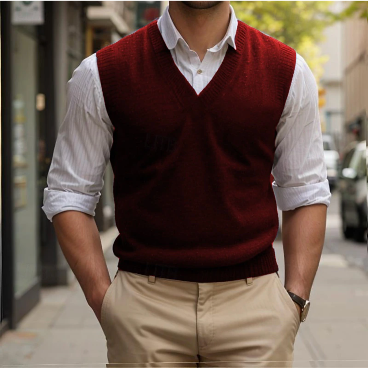 Oxfordshire tricot sans manches