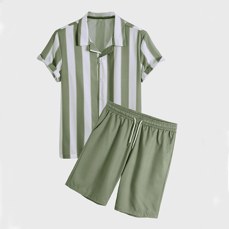 Portofino Riviera Set – Gestreiftes 2-teiliges Sommeranzug