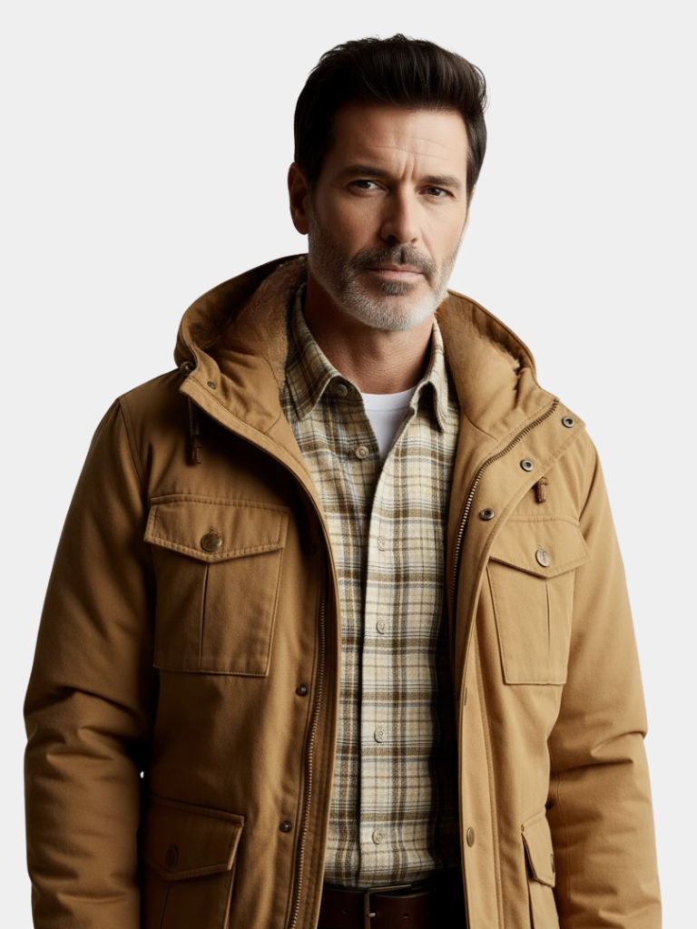 Fleece Hooded Bomber Jacket