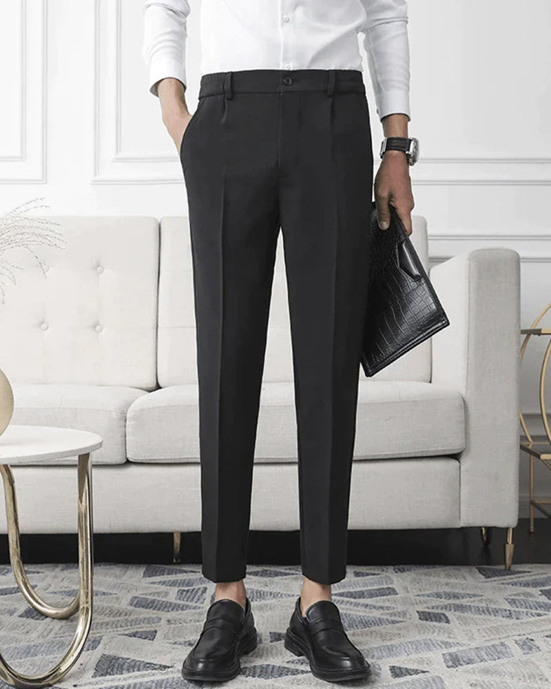 Pantalon en laine extensible Augusto