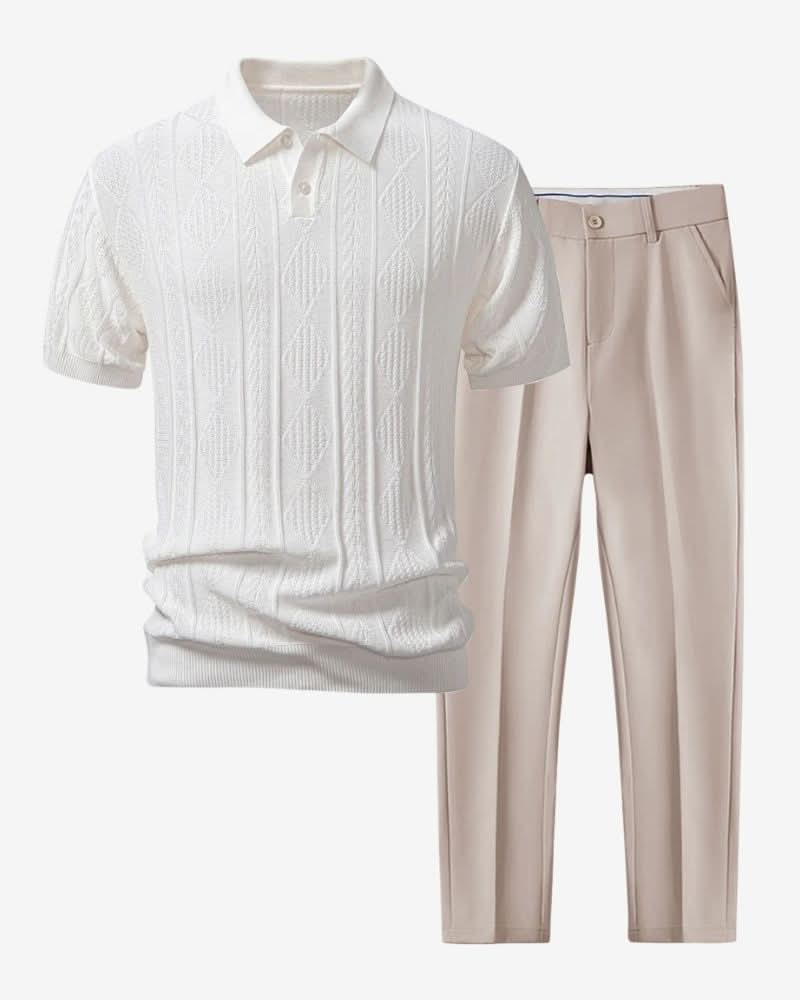 Sommeroutfit - Gestrickter Jacquard