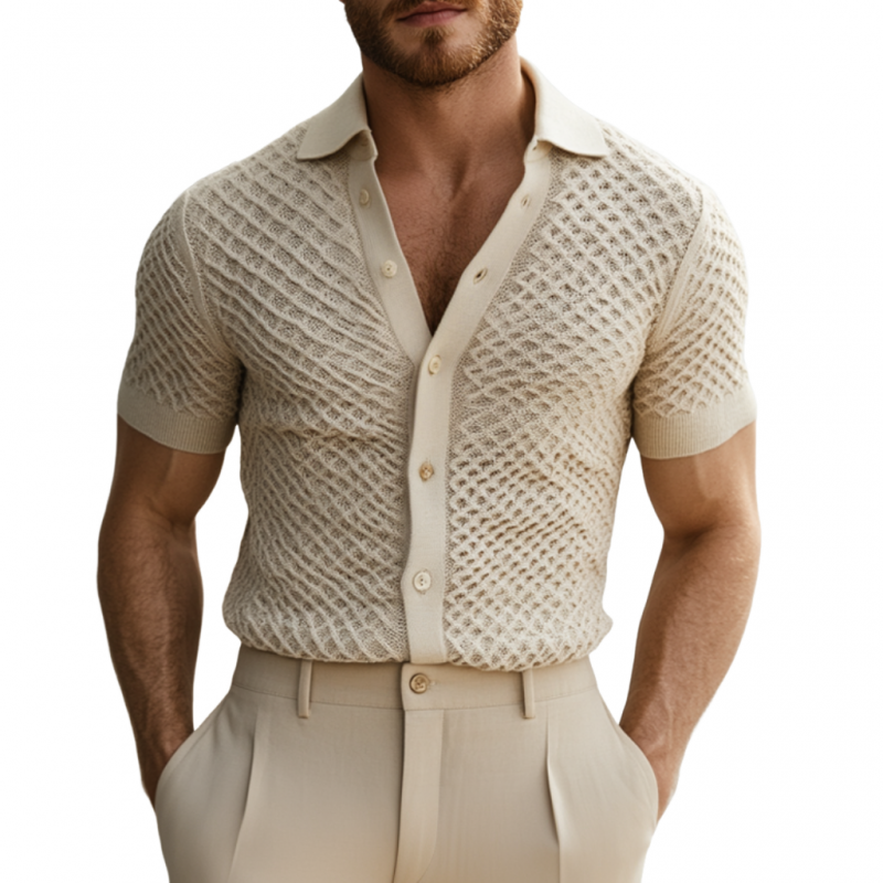 Polo jacquard King's Meadow