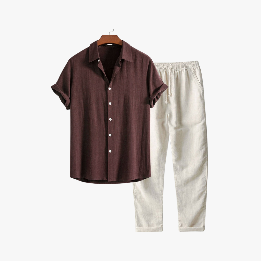 Lin de luxe pour homme — Achetez une chemise, obtenez un pantalon gratuit