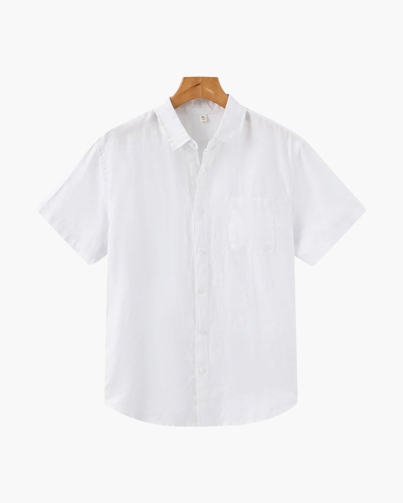 Cape Town - Chemise en lin (Manches courtes) | Obtenez des lunettes de soleil Old Money gratuites