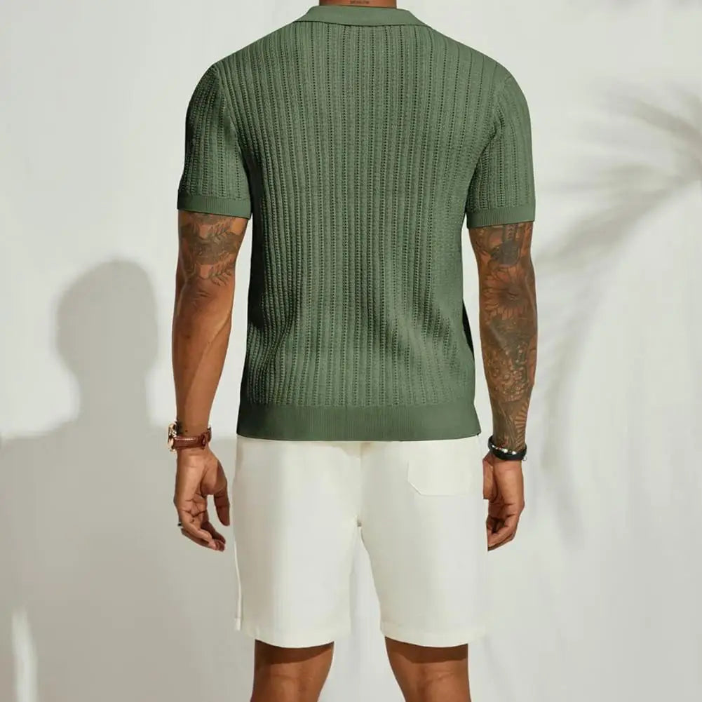 Chemise en tricot verte Wiltshire