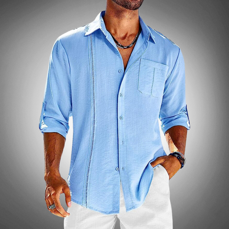 Chemise classique en popeline — manches longues