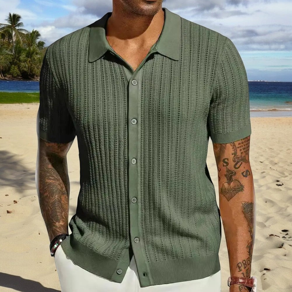 Chemise en tricot verte Wiltshire