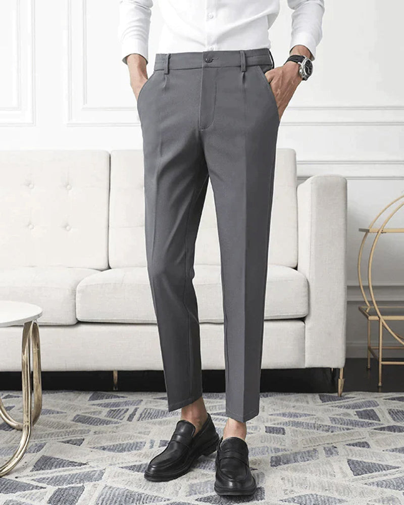 Pantalon en laine extensible Augusto