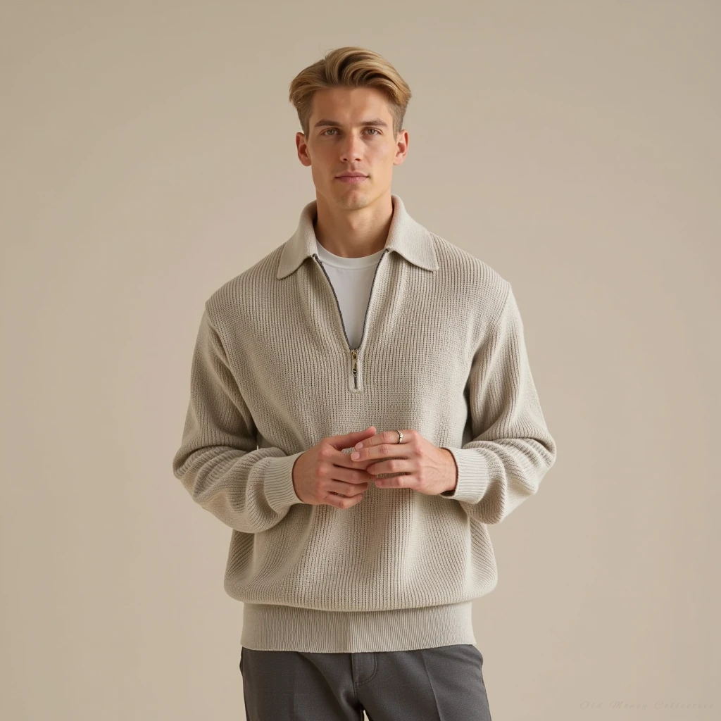 Cardigan zippé Devon Merino