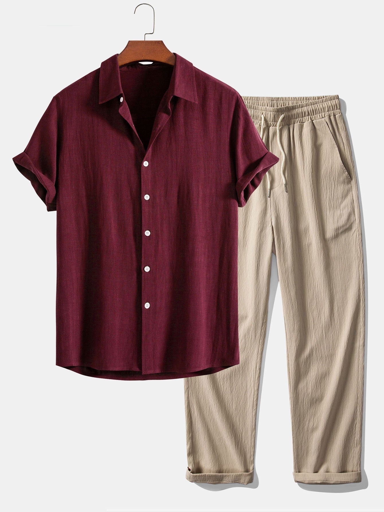 Bordeaux Leinen Ensemble
