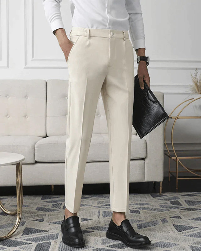 Pantalon en laine extensible Augusto