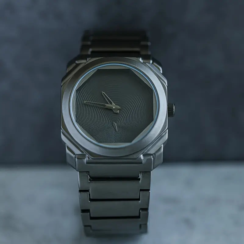 Meridian Stahl Uhr