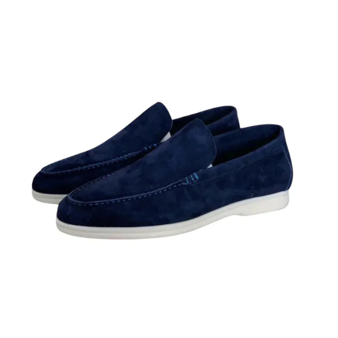 Mocassins en daim pour hommes style Old Money