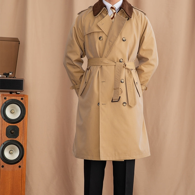 Manteau trench vintage croisé à ceinture Tivoli
