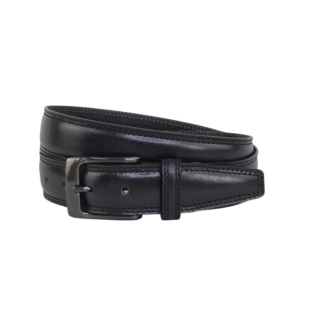 Ceinture en cuir formelle Burghley 35mm