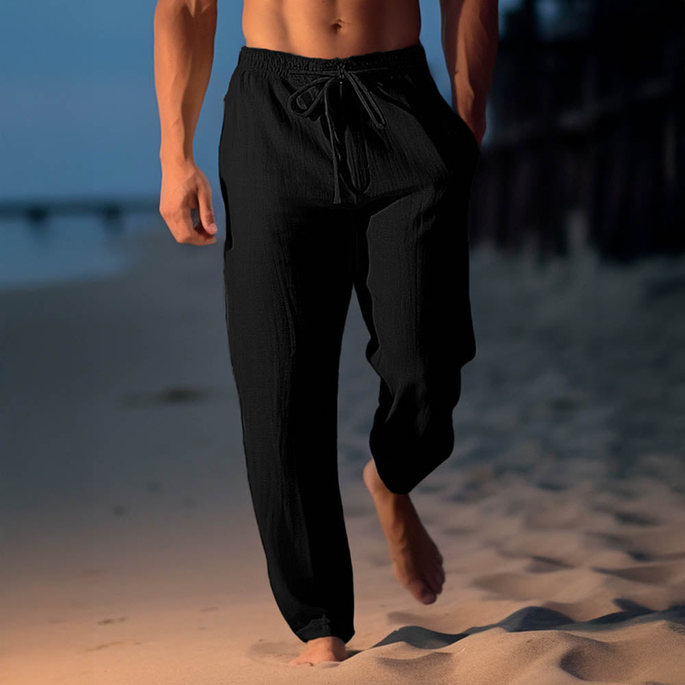 Pantalon en lin Andraus