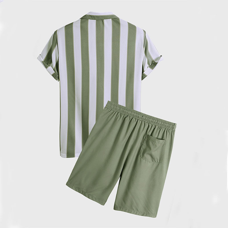 Portofino Riviera Set – Gestreiftes 2-teiliges Sommeranzug