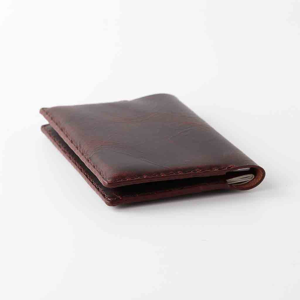 Double couverture de passeport / cuir chocolat
