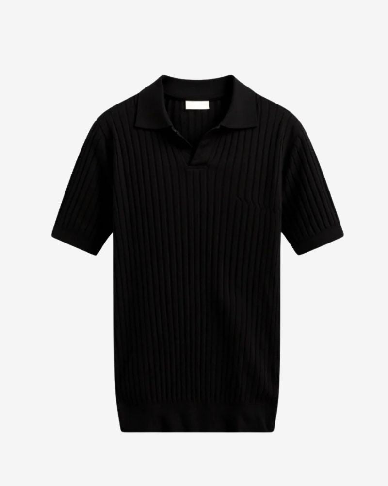 Pisa geripptes Baumwoll-Polo