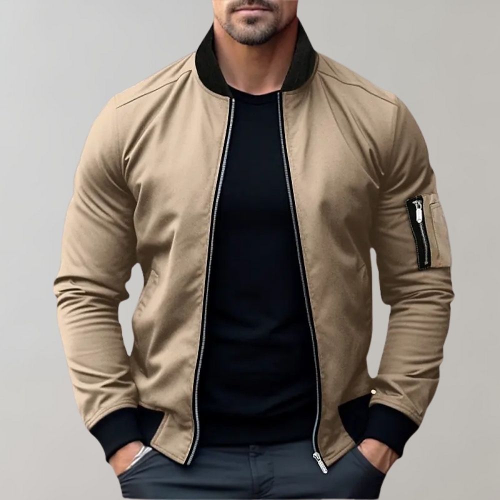 Veste aviateur pour homme toutes saisons - légère, respirante et élégante pour un usage quotidien