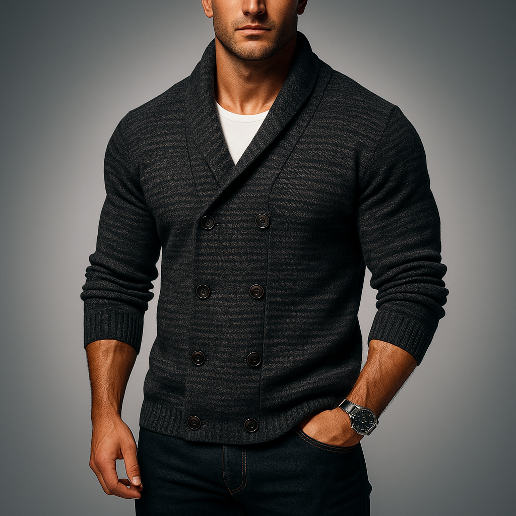 Cardigan à double boutonnage Moreno