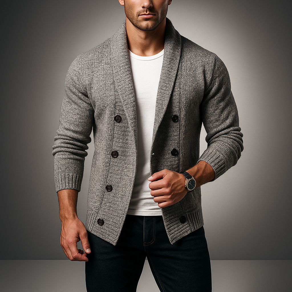 Cardigan à double boutonnage Moreno