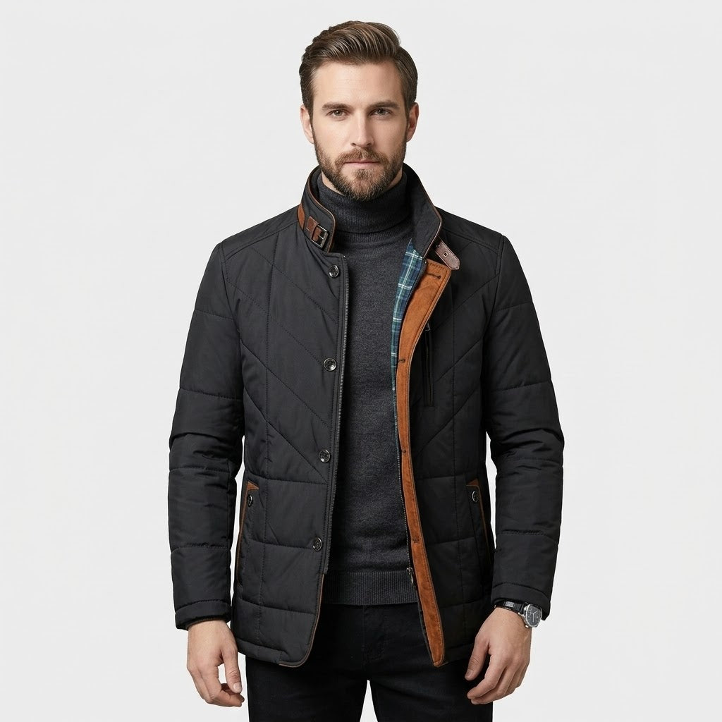 Herren Steppjacke mit Isolierung für den Winter