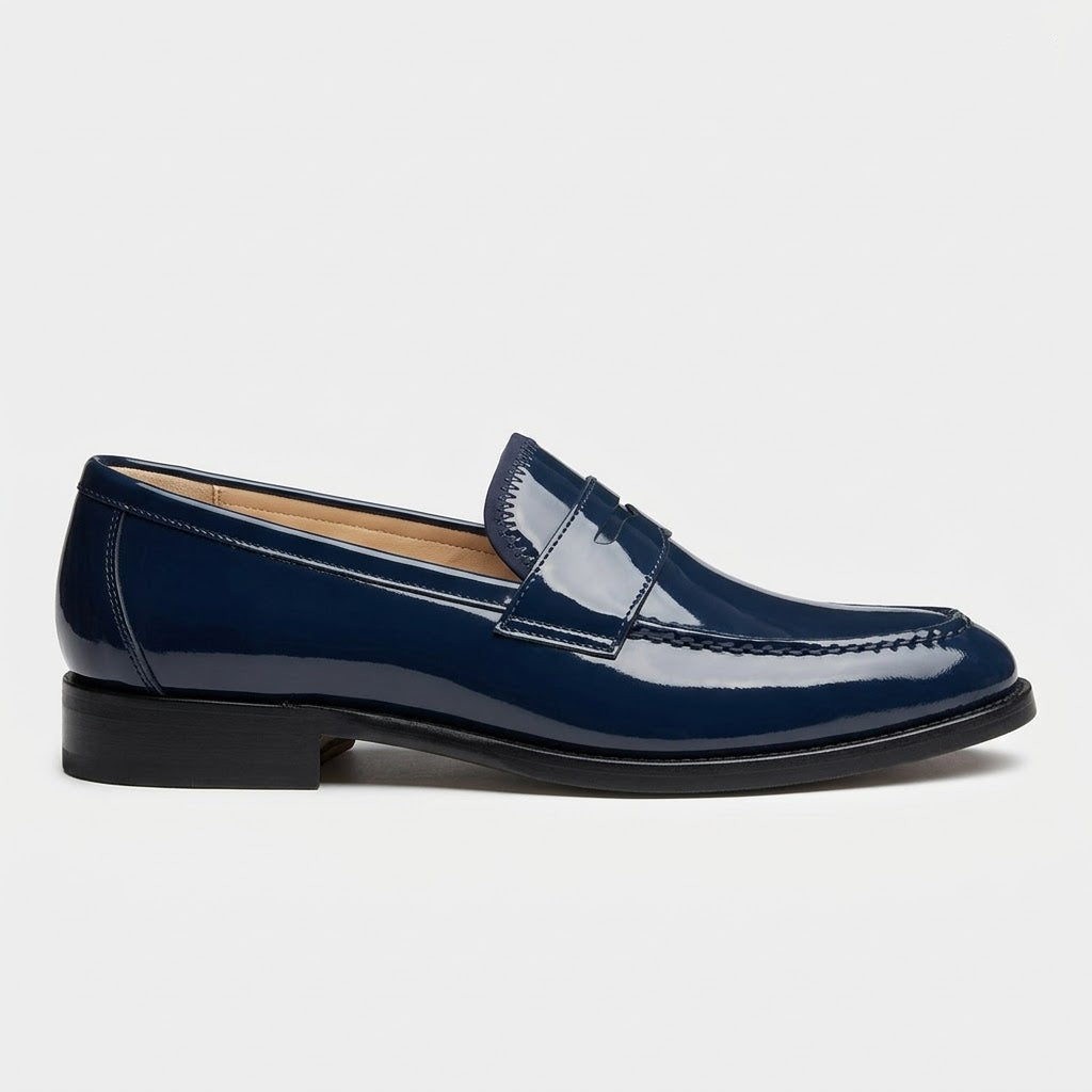 Mocassins Penny Oxford Navy
