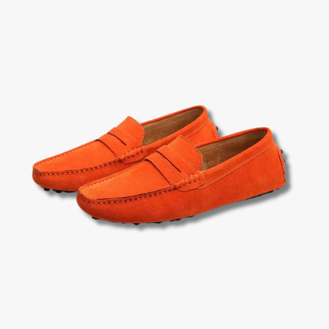 Mocassins de conduite en daim style italien pour hommes – Légers et élégants