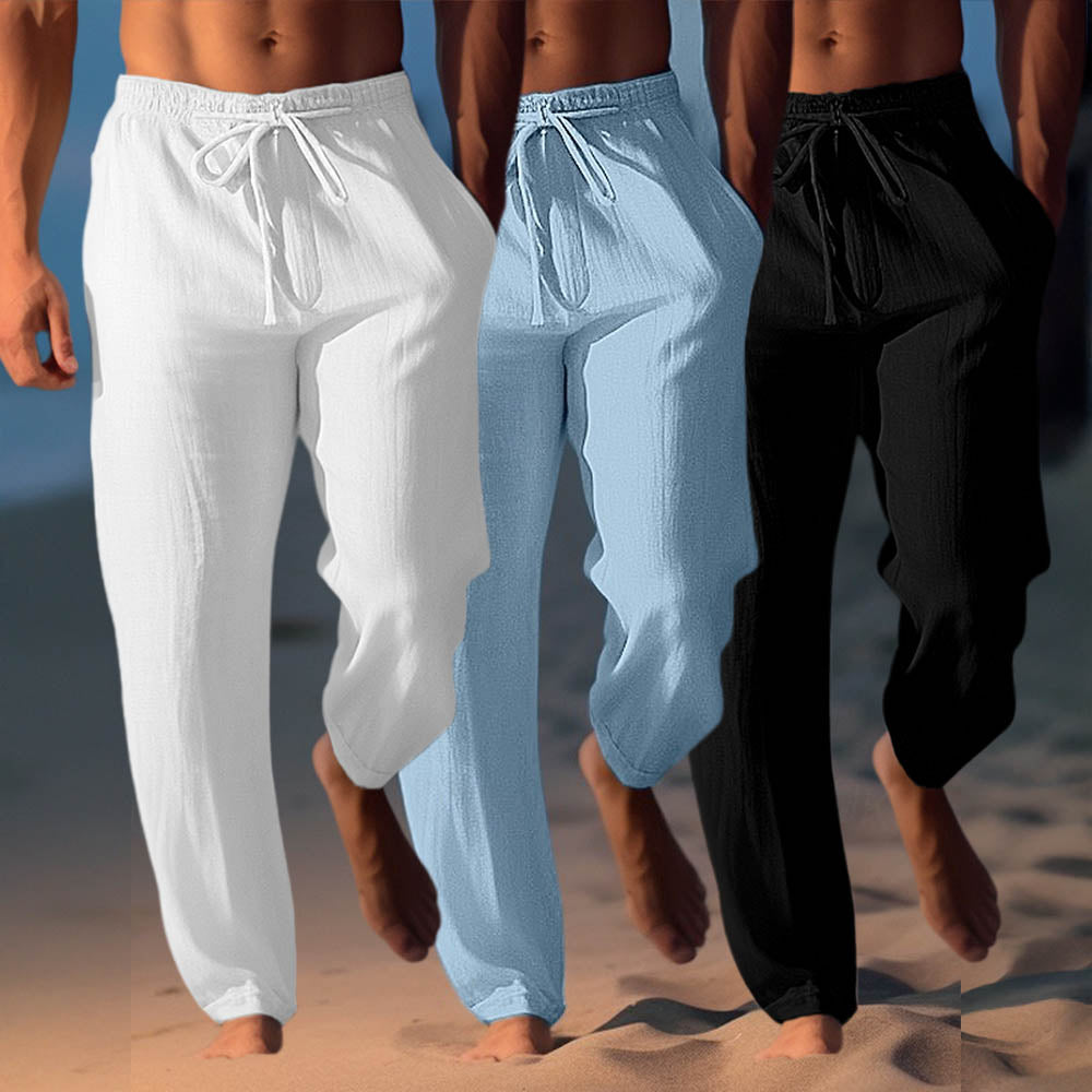 Pantalon en lin Andraus