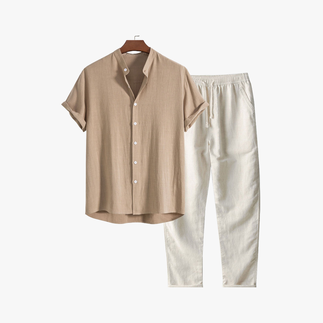 Lin de luxe pour homme — Achetez une chemise, obtenez un pantalon gratuit