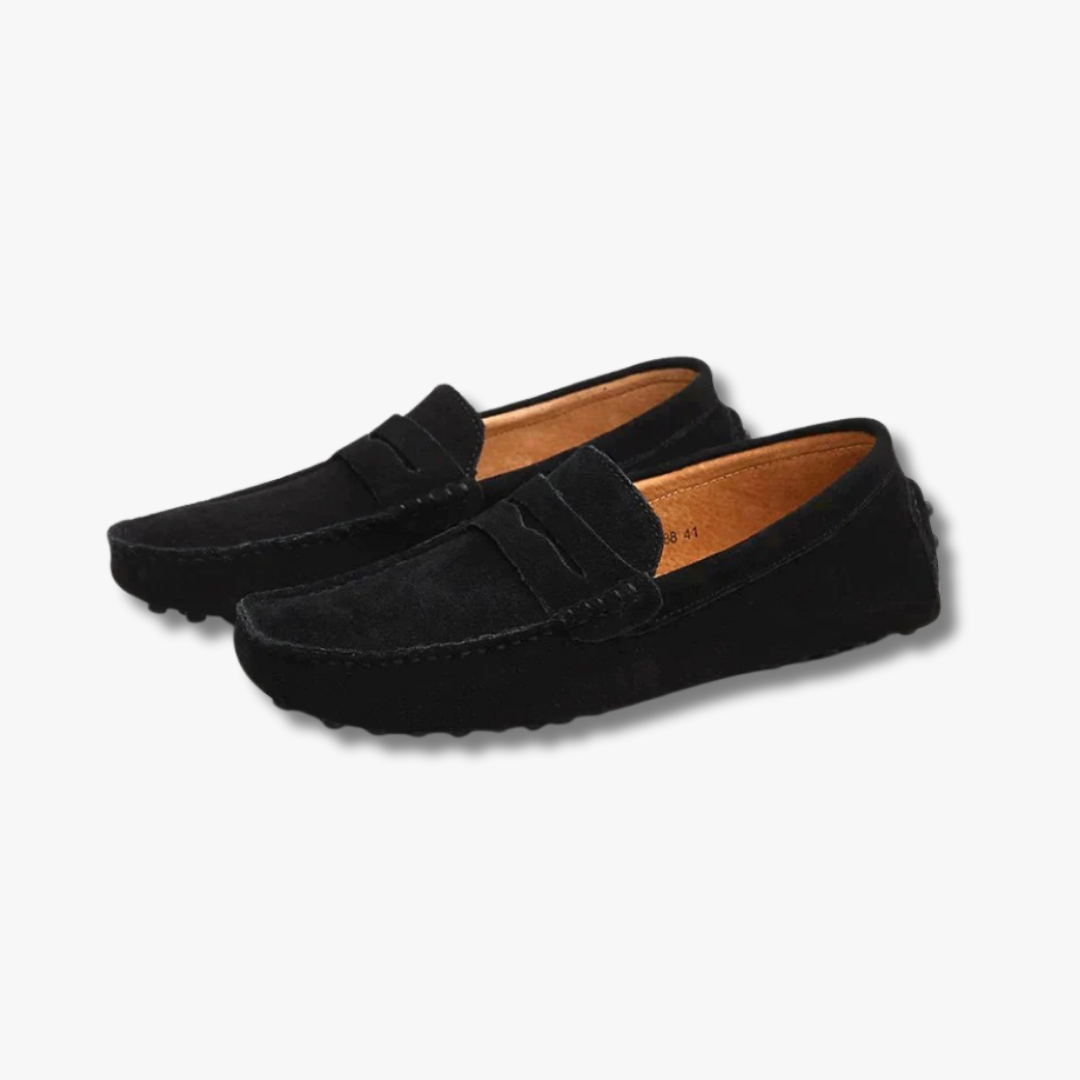 Mocassins de conduite en daim style italien pour hommes – Légers et élégants