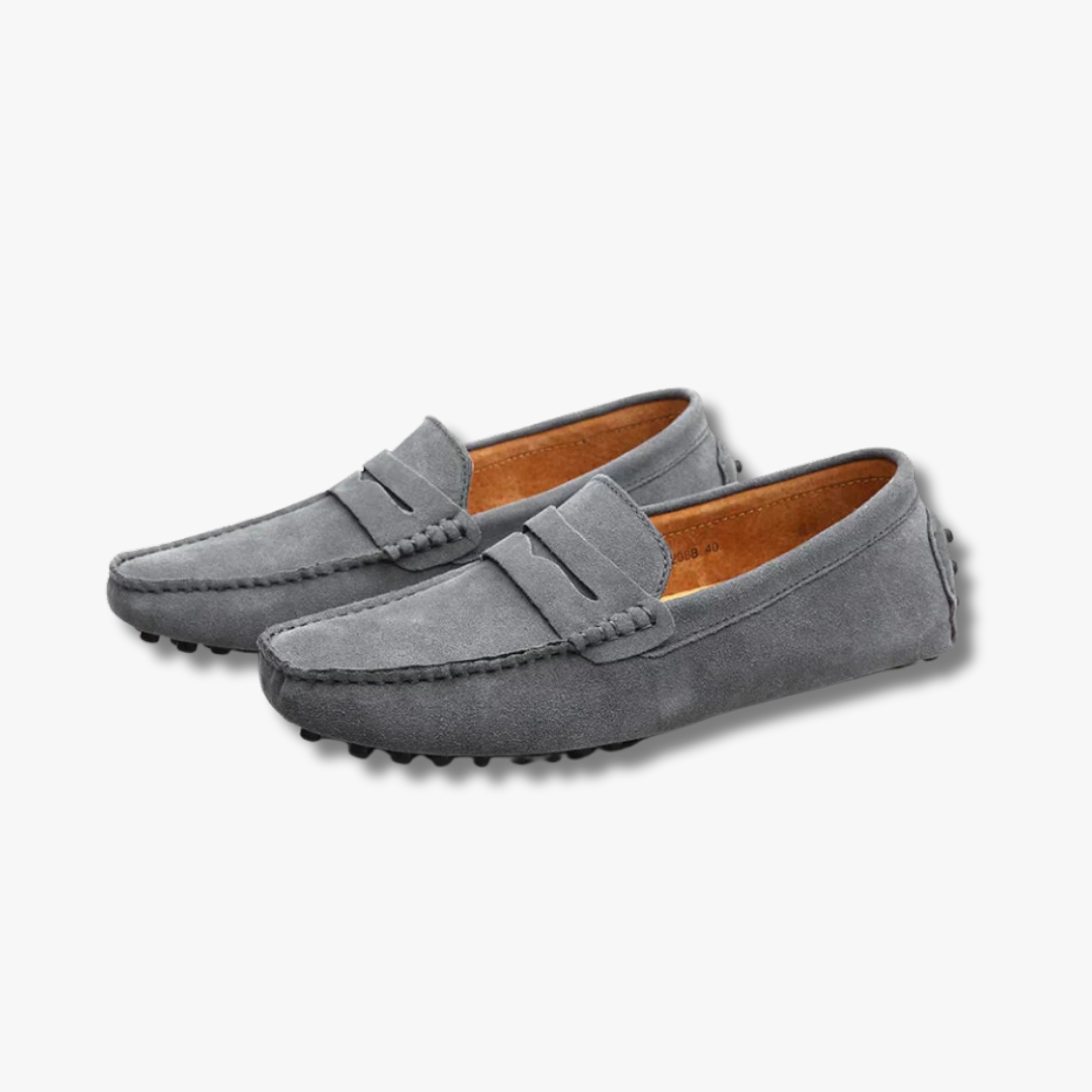Mocassins de conduite en daim style italien pour hommes – Légers et élégants