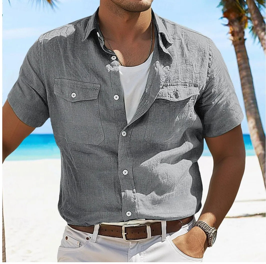 Chemise classique en lin Brighton