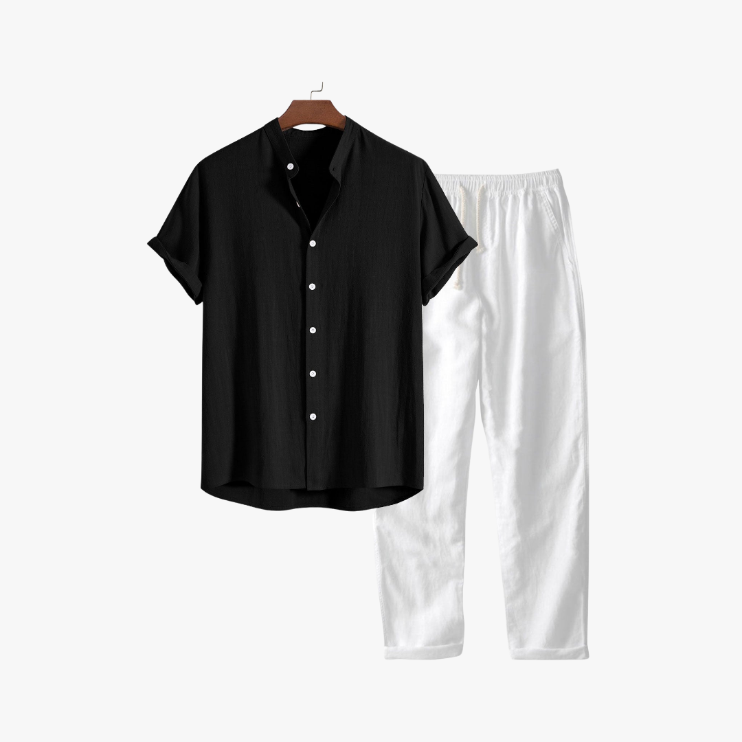 Lin de luxe pour homme — Achetez une chemise, obtenez un pantalon gratuit