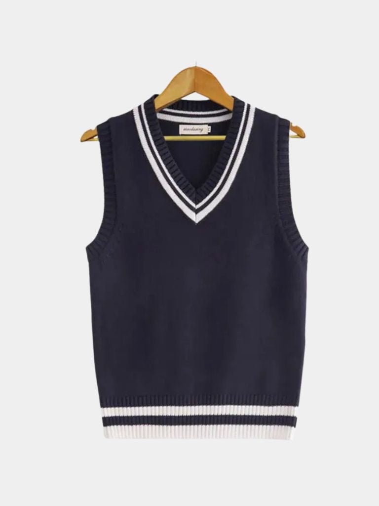 Veste en tricot essentielle Old Money