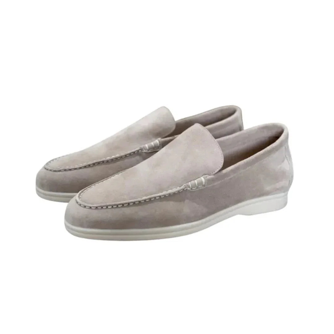 Mocassins en daim pour hommes style Old Money