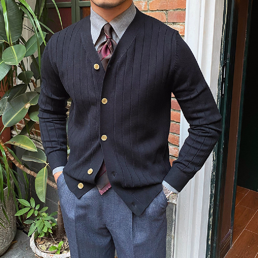 Cardigan en maille plissée Exeter